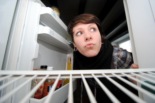 Einblick in den Kühlschrank